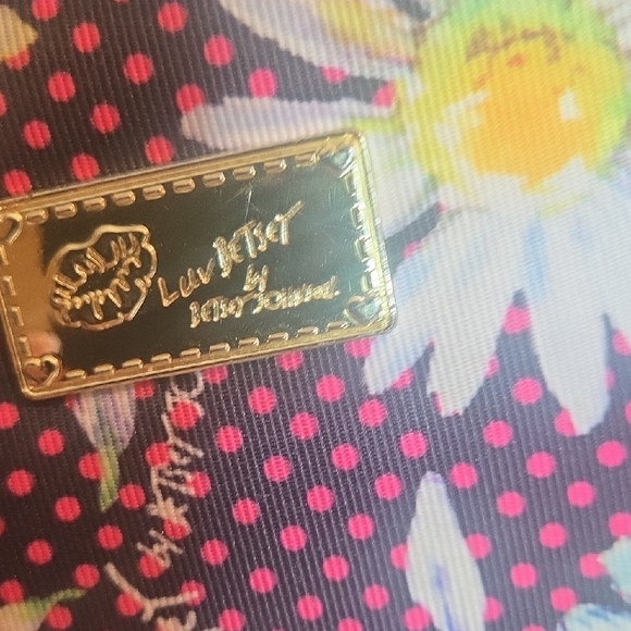 Betsey Johnson Floral Polka Dot Women's Wallet - Picture 2 of 9